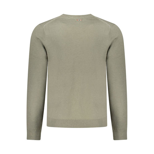 Napapijri Green Wool Men Sweater