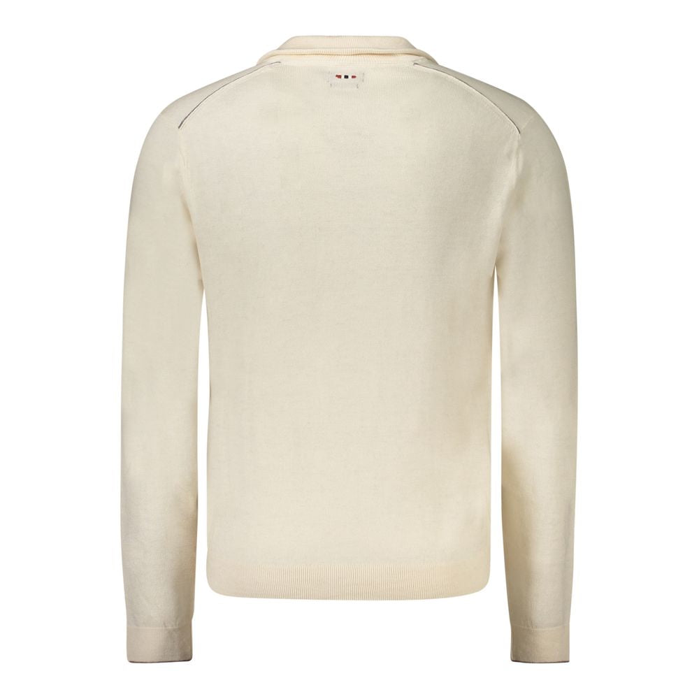 Napapijri White Wool Men Sweater