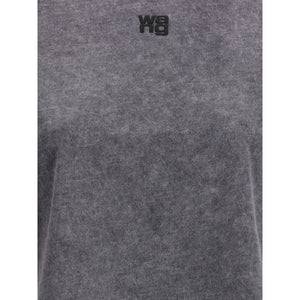 Alexander Wang Gray Cotton T-Shirt