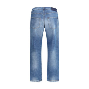 Margiela Blue Cotton Jeans Denim