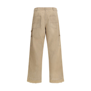 Margiela Beige Cotton Casual Pants
