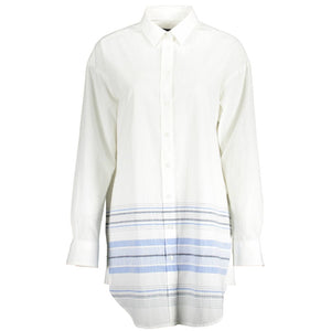 Gant White Cotton Women Shirt