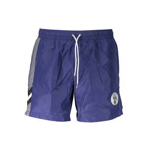 Karl Lagerfeld Blue Polyester Men's Swim Trunk