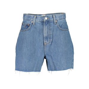 Tommy Hilfiger Blue Cotton Women's Denim Short