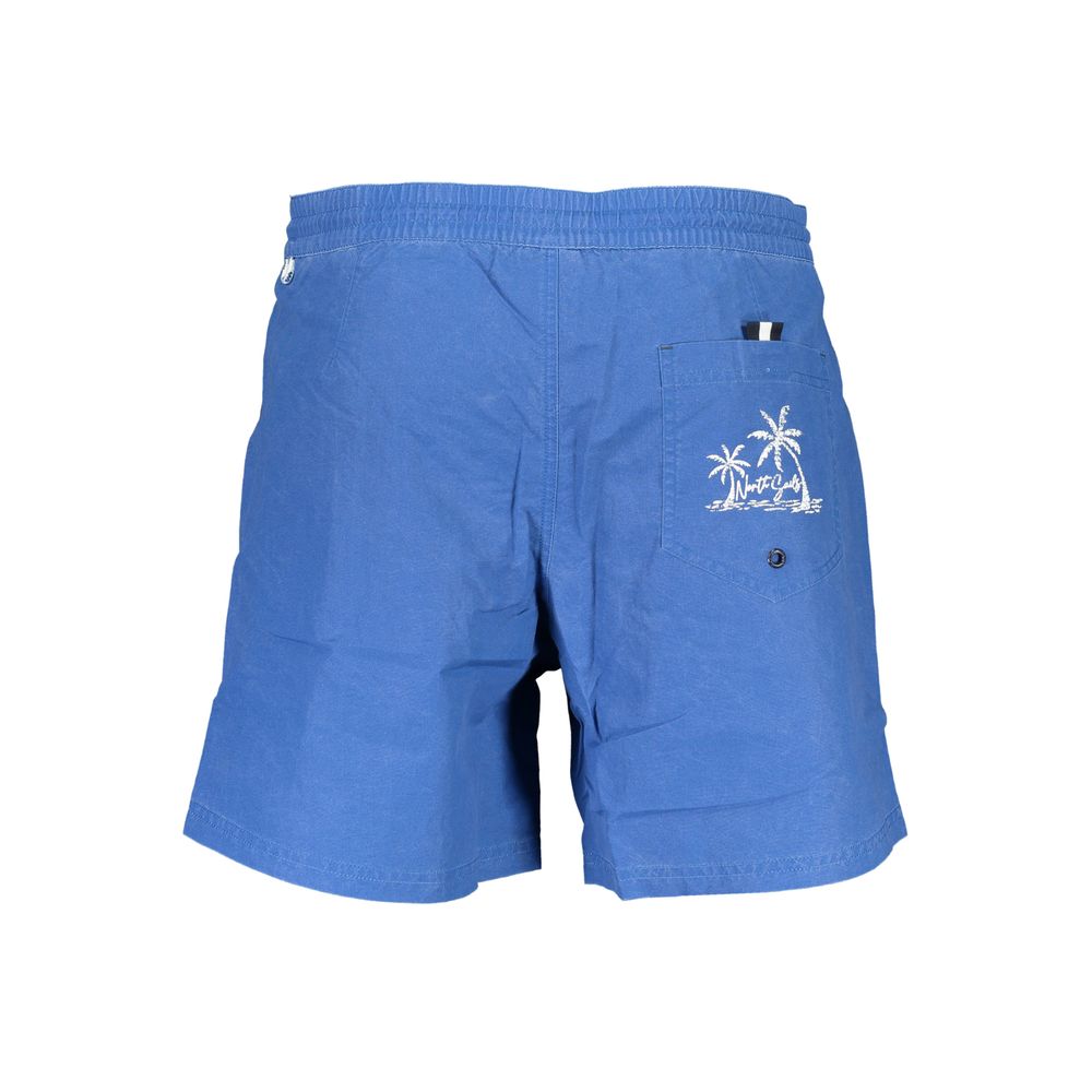 North Sails Blu Polyester Men's Swim Trunk