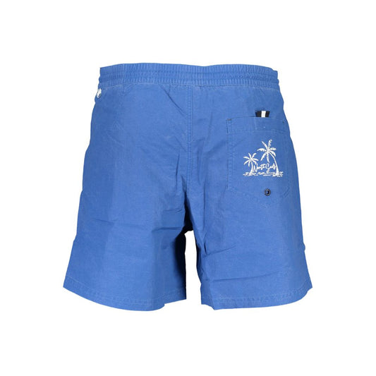North Sails Blu Polyester Men's Swim Trunk