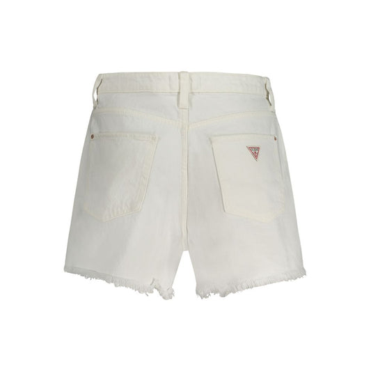 Guess Jeans White Cotton Women's Short