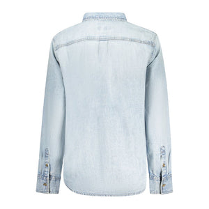 Guess Jeans Azzurro Cotton Woman Shirt