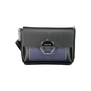 Calvin Klein Black Polyurethane Women Shoulder Bag