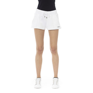 Just Cavalli White Cotton Women's Sweatshorts