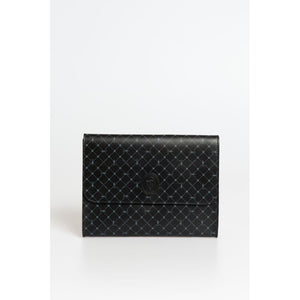 Trussardi Black Polyester Men Clutch