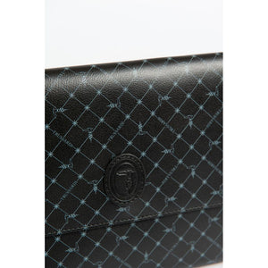 Trussardi Black Polyester Men Clutch