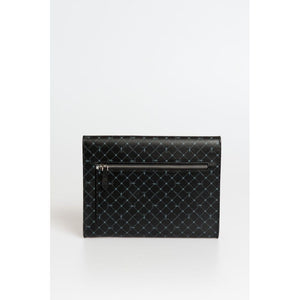 Trussardi Black Polyester Men Clutch