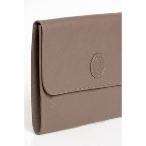 Trussardi Brown Polyester Men Clutch