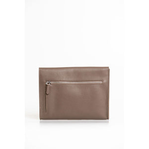 Trussardi Brown Polyester Men Clutch
