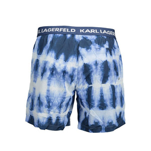 Karl Lagerfeld Blue Polyester Swimwear