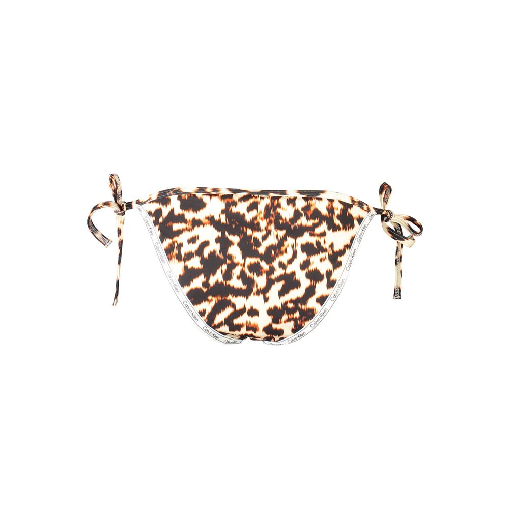 Calvin Klein Beige Polyester Women's Swim Brief