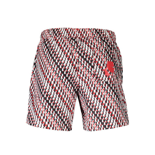 Karl Lagerfeld Black Polyester Men's Swim Boxer