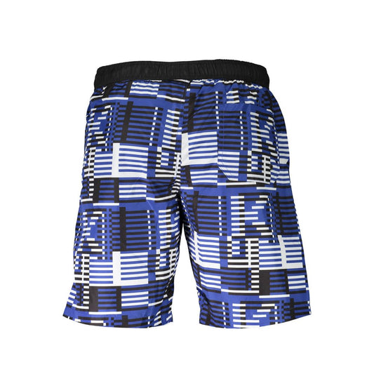 Karl Lagerfeld Blu Polyester Men's Swimwear Boxer