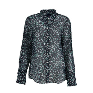 Gant Blu Cotton Women Shirt