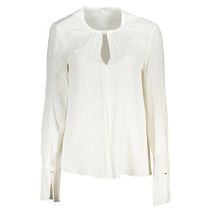 Patrizia Pepe Bianco Viscosa Women Blouse
