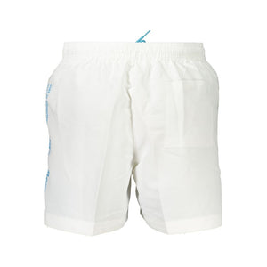 Calvin Klein Bianco Recycled Polyester Men's Swim Boxer