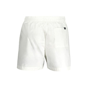 Calvin Klein White Polyester Men's Swim Boxer