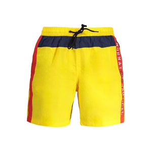 Norway 1963 Giallo Polyester Men Swim Boxer
