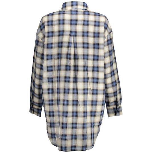 Desigual Blu Cotton Women Shirt