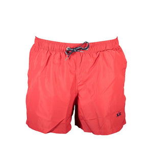 La Martina Red Polyester Men Swim Boxer