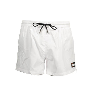 Karl Lagerfeld White Polyester Men's Swim Boxer
