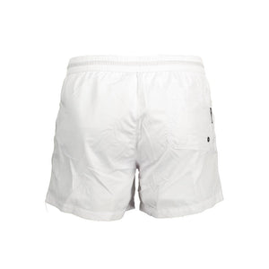 Karl Lagerfeld White Polyester Men's Swim Boxer