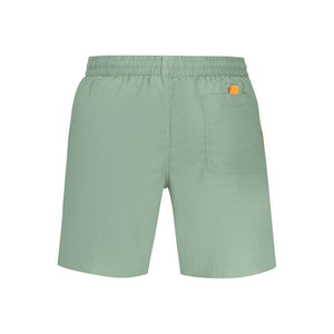 Norway 1963 Verde Poliammide Mens Swim Boxer