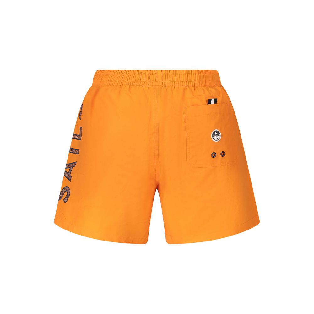 North Sails Arancione Nylon Men's Swim Boxer