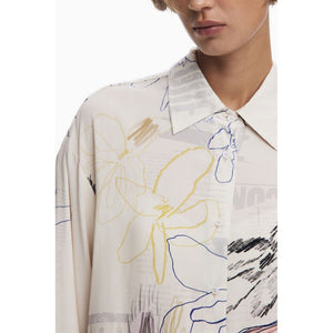 Desigual Bianco Cotton Women Shirt