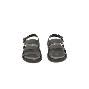 Cerruti 1881 Black Cowhide Men Sandal