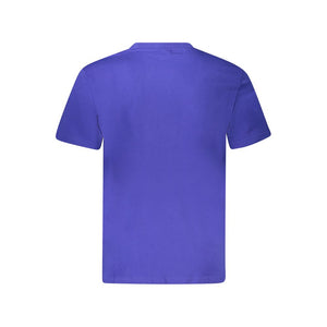 Napapijri Blue Cotton Men T-Shirt