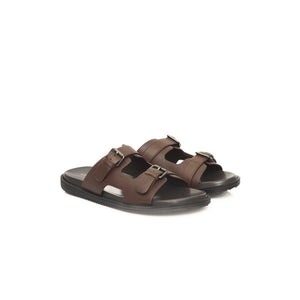 Cerruti 1881 Brown Cowhide Men Sandal