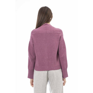 Alpha Studio Multicolor Merino Wool Women Cardigan