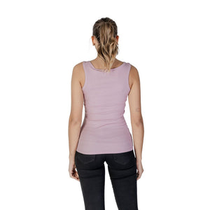 Guess Purple Cotton Tank Tops