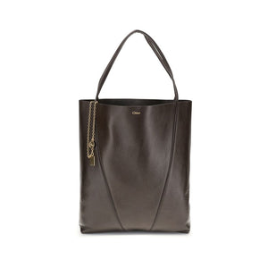 Chloé Brown Calf Leather Bos Taurus Shoulder Bag