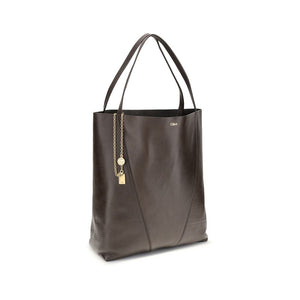 Chloé Brown Calf Leather Bos Taurus Shoulder Bag