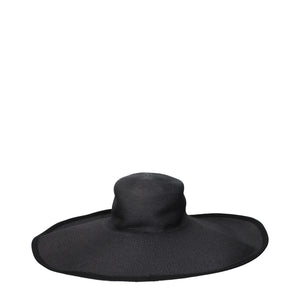 Max Mara Black Paper Sunhat