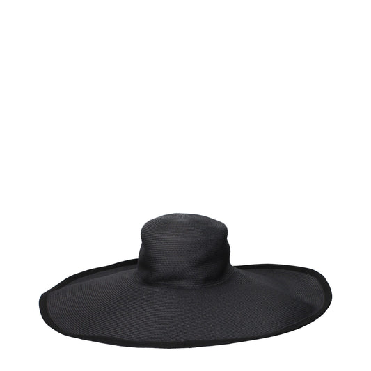 Max Mara Black Paper Sunhat