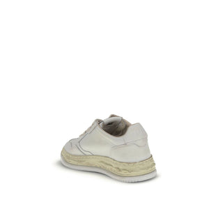 Autry White Leather Athletic Sneakers
