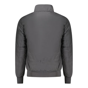North Sails Black Polyester Men's Bomber Jacket