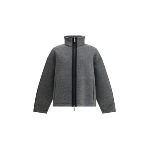 LAMINAR Gray Polyester Full-Length Jacket