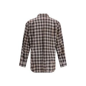 Dsquared² Brown Cotton Pattern Shirt