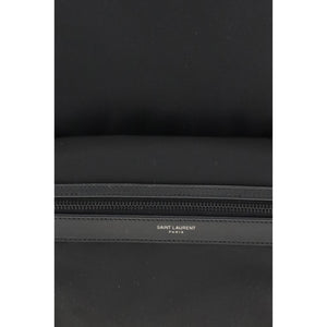 Saint Laurent Black Recycled Polyamide Backpack