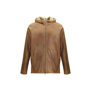 Salvatore Santoro Brown Leather Coat